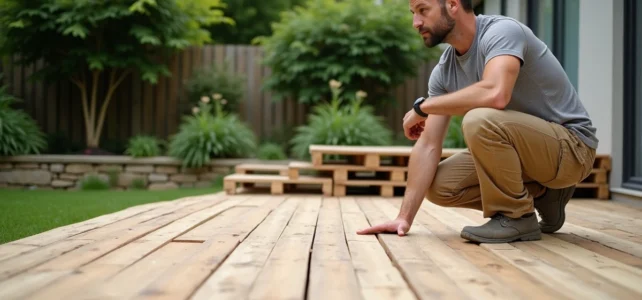 10 astuces incontournables pour bien fixer vos palettes au sol et créer une terrasse solide